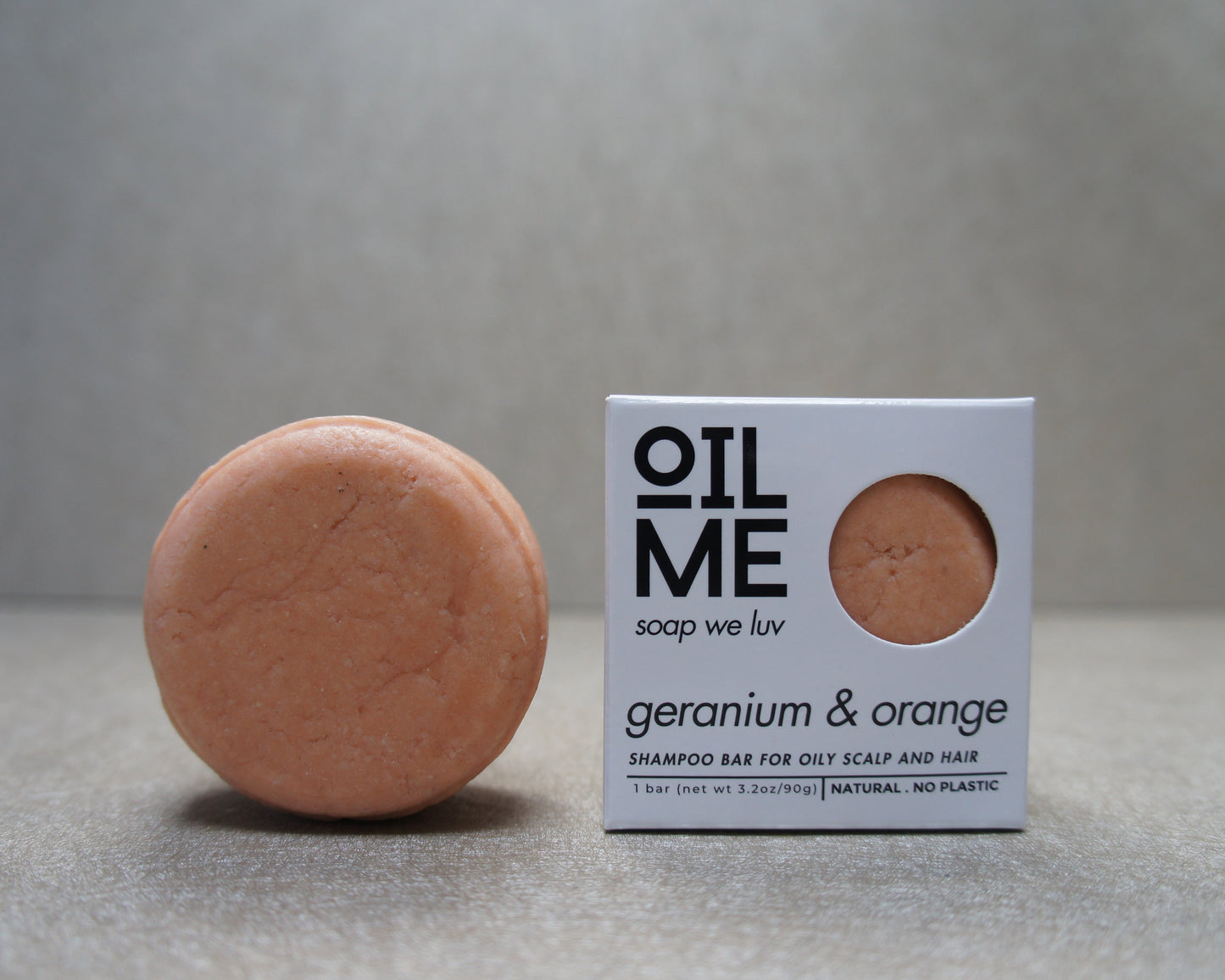 Geranium & Orange Shampoo Bar for Oily Scalp and Hair