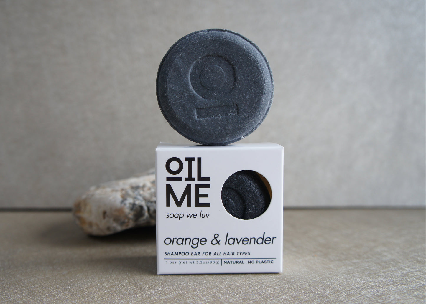 Orange & Lavender Clarifying Shampoo Bar In Travel Tin