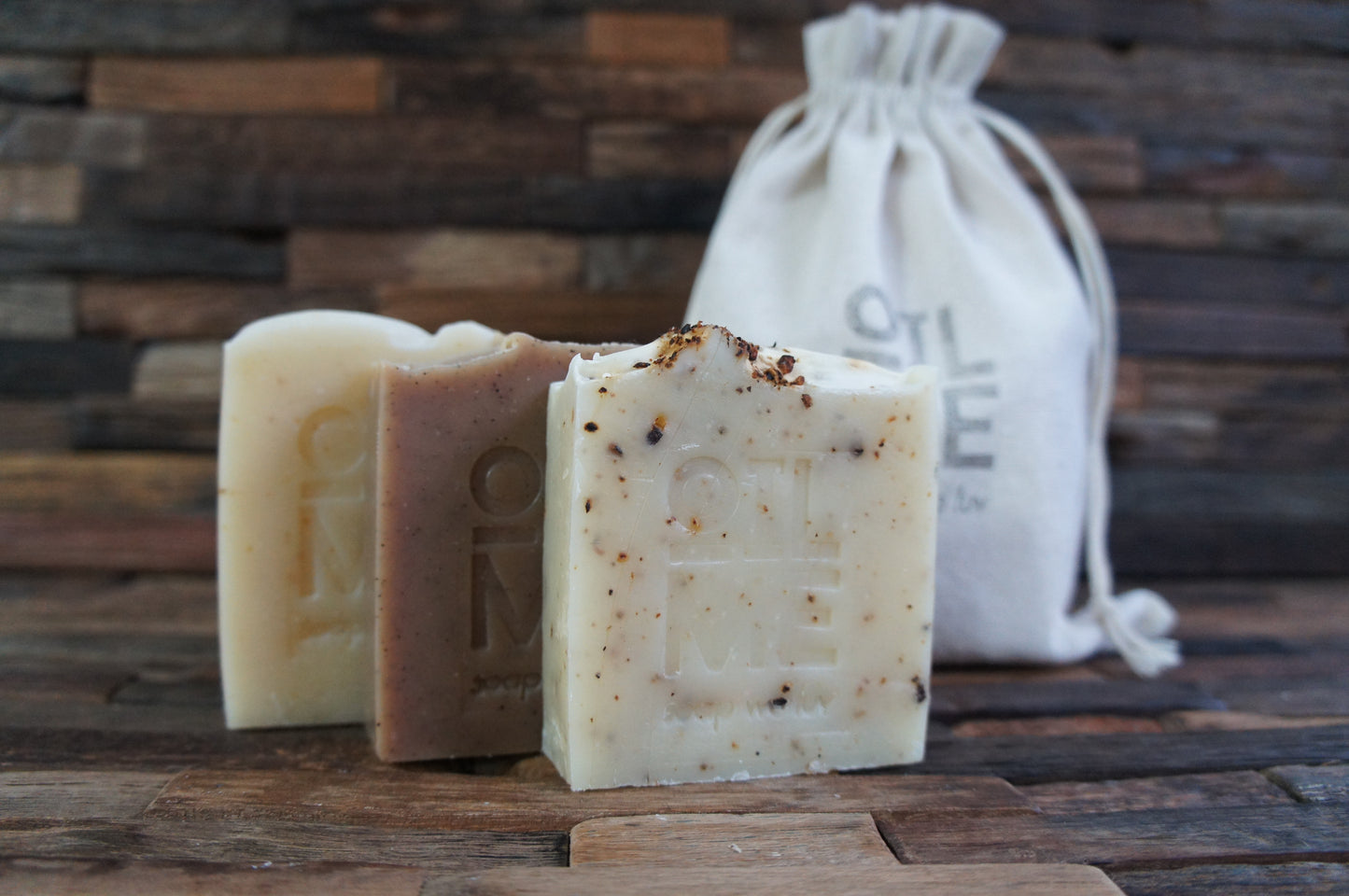 Soap trio + Cotton Bag