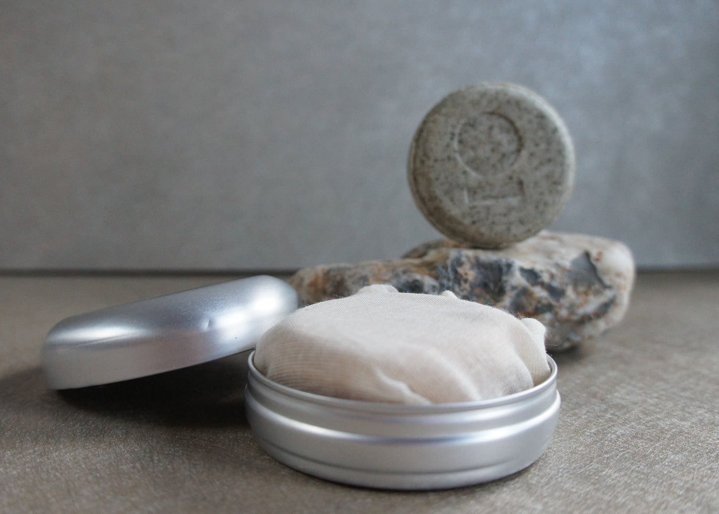 Nettle & Tea Tree Shampoo Bar In Travel Tin