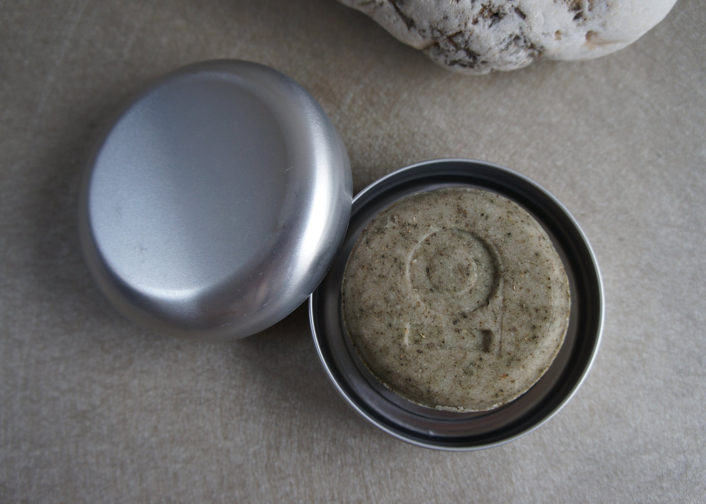 Nettle & Tea Tree Shampoo Bar In Travel Tin