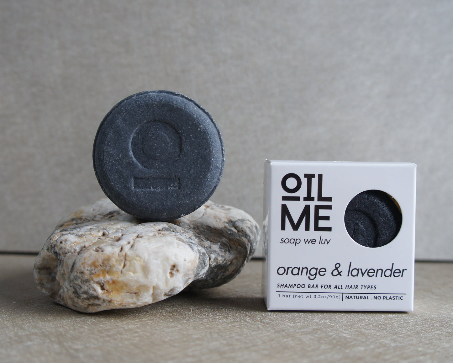 Orange & Lavender Clarifying Shampoo Bar In Travel Tin