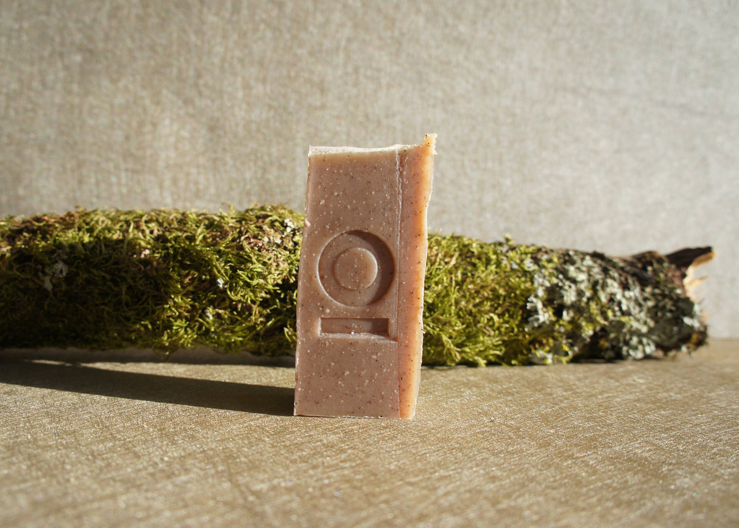 Coffee Scrub Soap Bar In Travel Tin