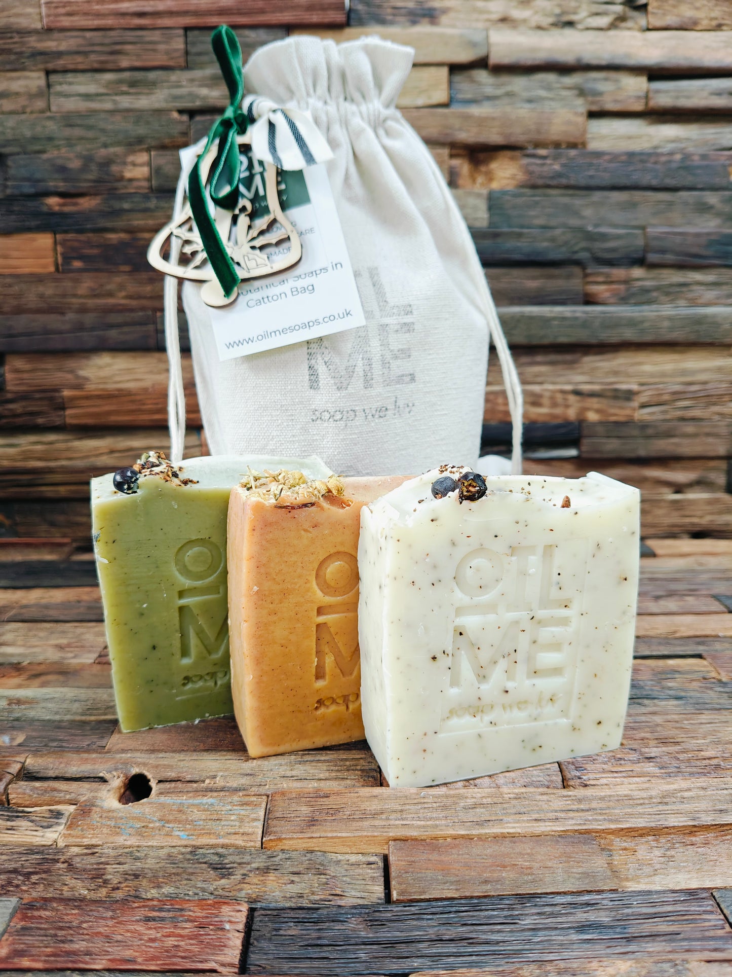 Soap trio + Cotton Bag