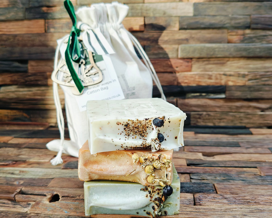 Soap trio + Cotton Bag